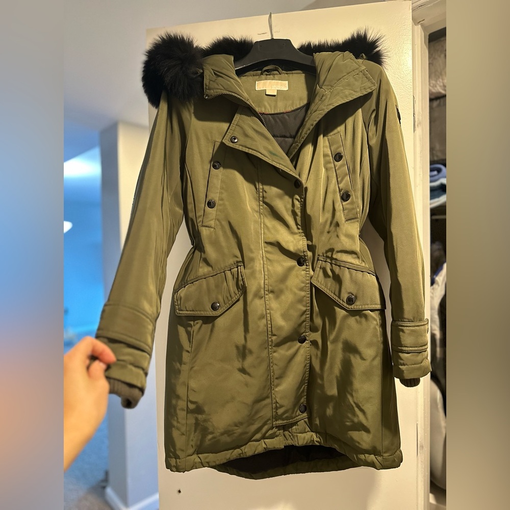 Michael Michael Kors Faux-Fur-Trim